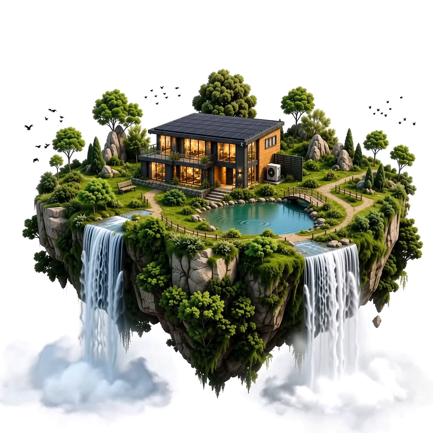 The efficient island — tap each system to explore it